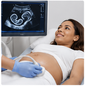 Obstetric ultrasound exam